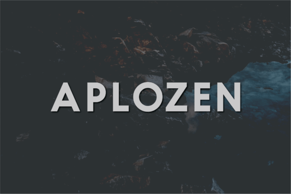 Aplozen: Modern Font for Digital Marketing