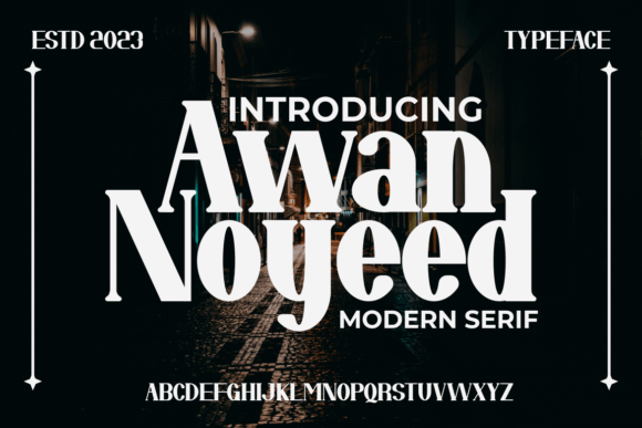 Awan Noyeed Font for Business