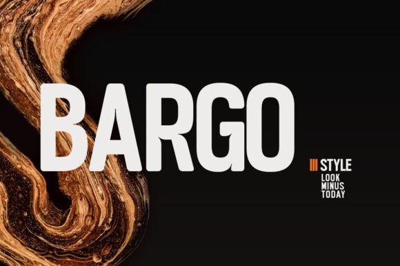Bargo: A Modern Sans Serif