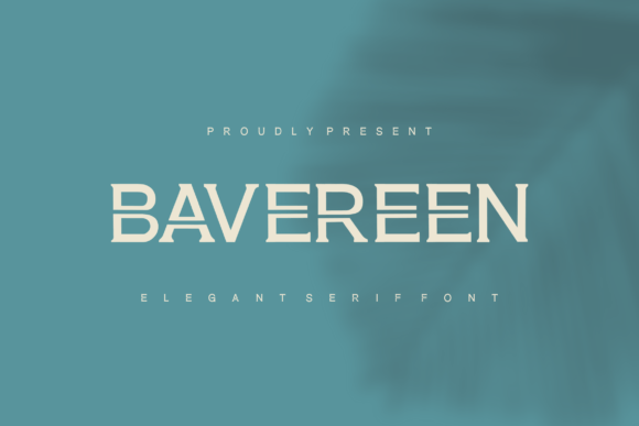 Bavereen: A Stylish Serif Font