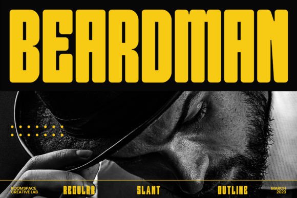 Beardman Font for Bold Branding