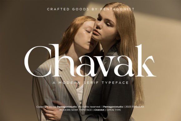 Chavak: A Serif Font for Impactful Campaigns