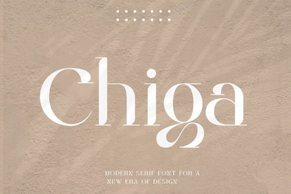 Chiga: A Modern Serif Font for Creative Makers