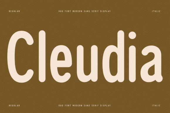 Cleudia: A Serif Font for Elegant Campaigns