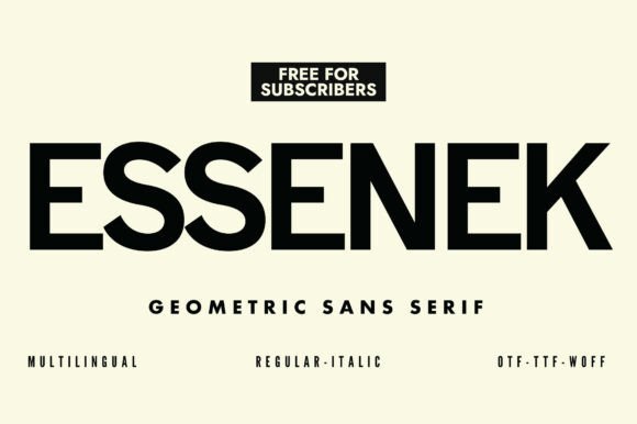 Essenek: A Font That Elevates Campaigns