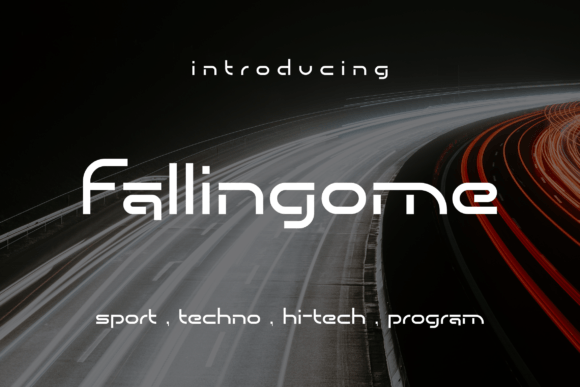 Fallingome: A Font for Business Clarity