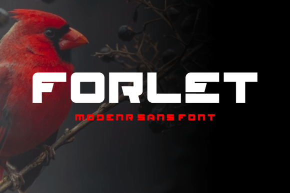 Forlet: A Bold Font for Business Branding