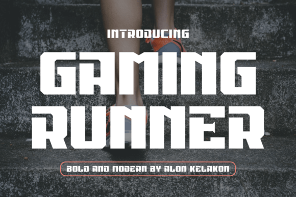 Gaming Runner Font for Creative Makers
