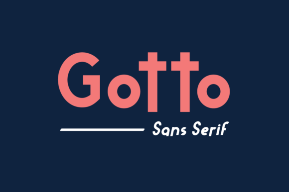 Gotto: A Modern Typeface for Elegant Design