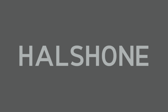 Halshone: A Modern Font for Editorial Design