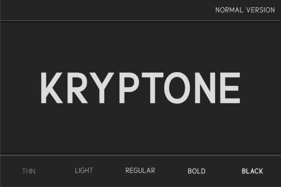 Kryptone: A Warm, Modern Sans Serif