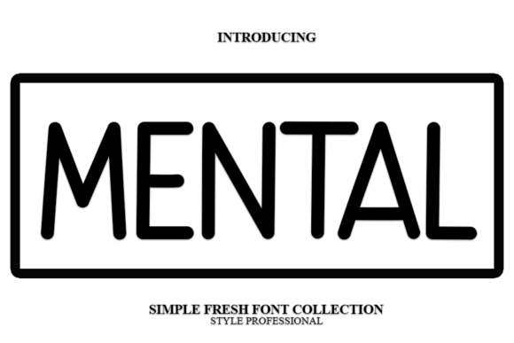 Mental: A Modern Sans Serif for Creative Projects