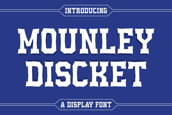Mounley Discket: A Serif for Elegance