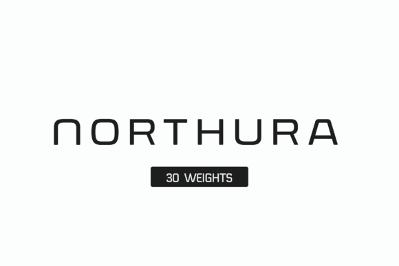 Northura: A Modern Sans Font for Craft Creators