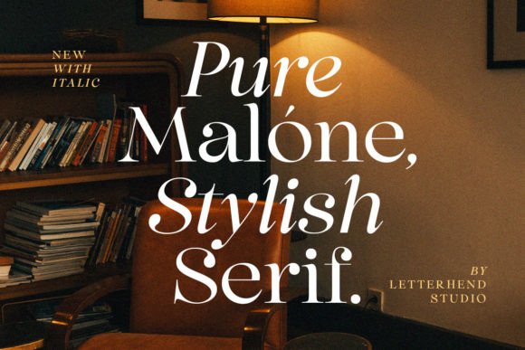 Pure Malone: A Stylish Serif for Business Branding