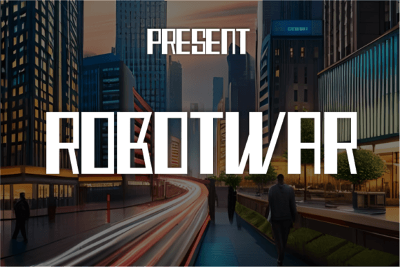 Robotwar Font: Futuristic Type for Digital Campaigns