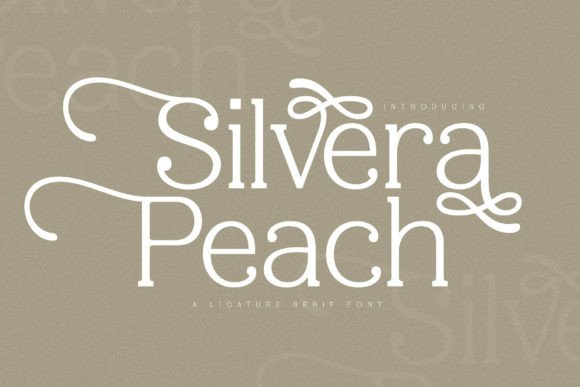 Silvera Peach Font for Creative Projects