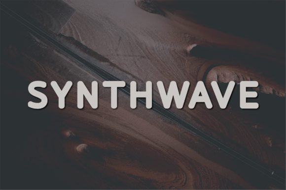 Synthwave Font for Creative Makers