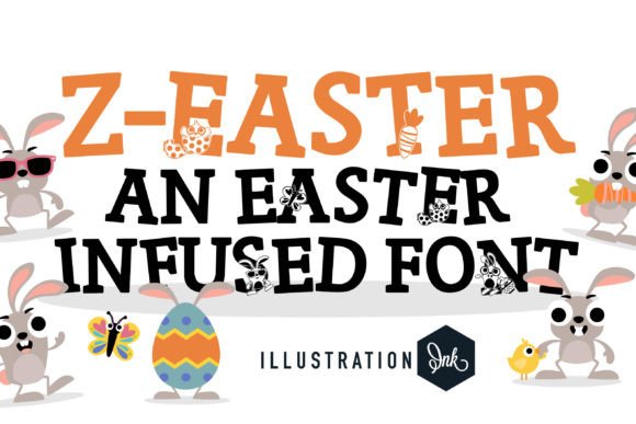 Z-easter: A Stylish Font for Easter Campaigns